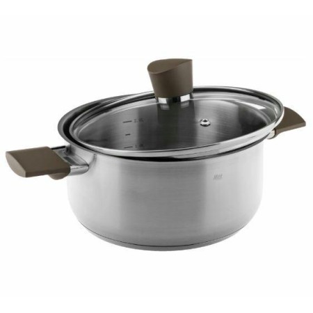 Кастрюля Hitt Sahara Dune 3л 20x9,5см стеклянная крышка HS-DC20