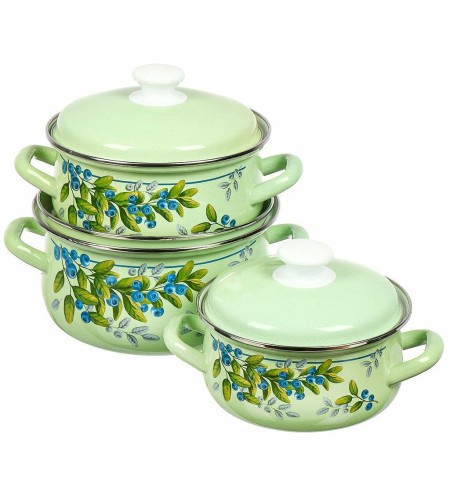 Набор Черника-1 1,5л+2л+3л салатовый