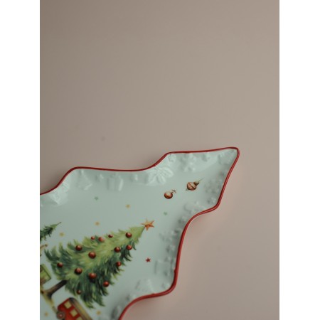 Блюдо Новогоднее настроение 21см LH9932-21-J043-H1575