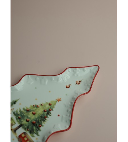 Блюдо Новогоднее настроение 21см LH9932-21-J043-H1575