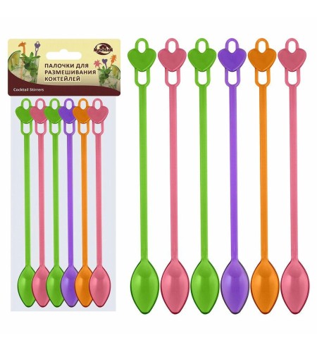 Набор ложек коктейльных 20,5см МТ76-98