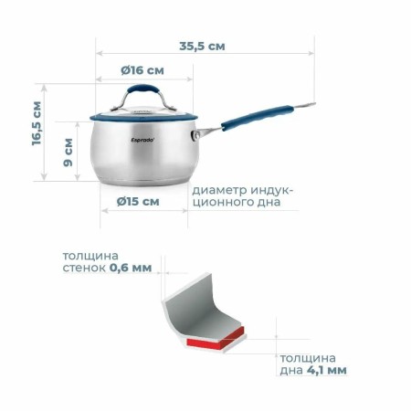 Ковш Esprado El Unico 2л UNIL16BE109
