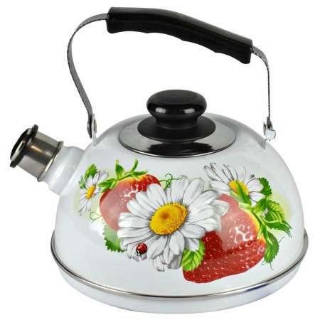 Чайник с подвижной ручкой белый 2,5л