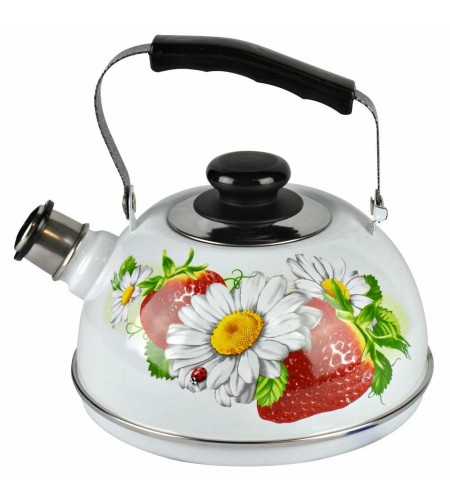 Чайник с подвижной ручкой белый 2,5л