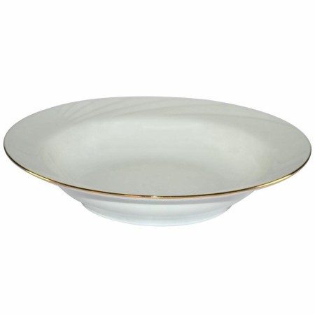 Тарелка глубокая Голубка без деколи d220мм