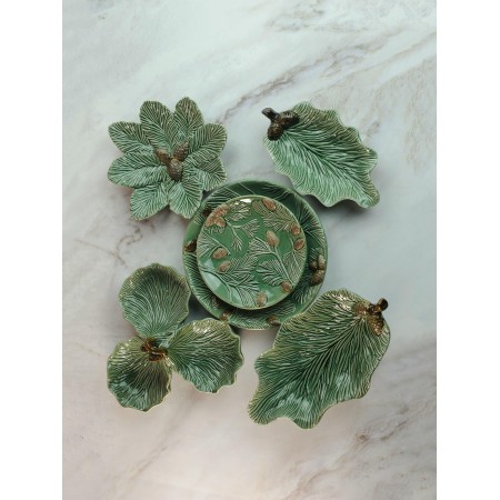 Тарелка десертная Green Pine 17см 145-207