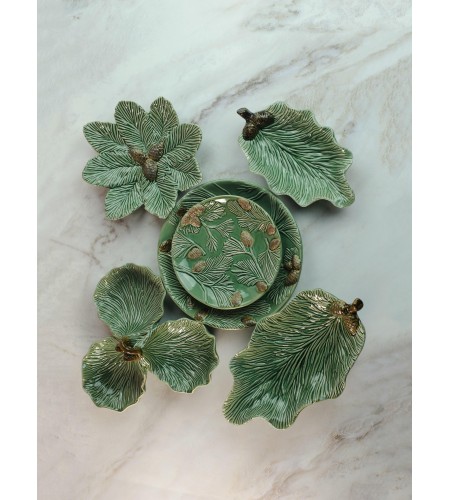 Тарелка десертная Green Pine 17см 145-207