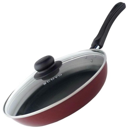 Сковорода Scovo Expert d20см со стеклянной крышкой