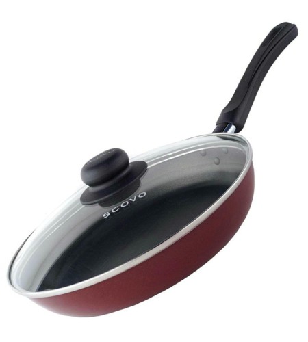 Сковорода Scovo Expert d20см со стеклянной крышкой