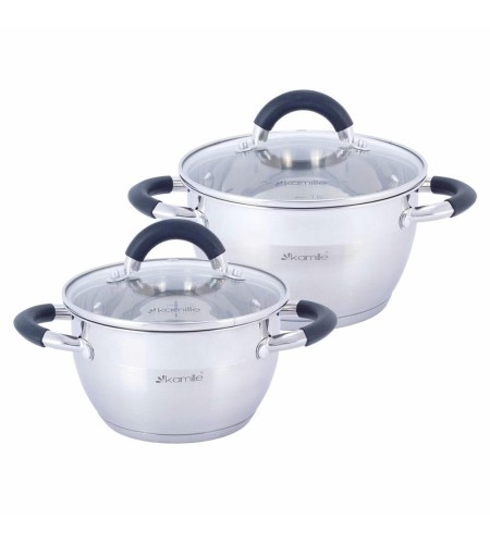 Набор кастрюль Kamille КМ-5753 2,1л + 2,9л