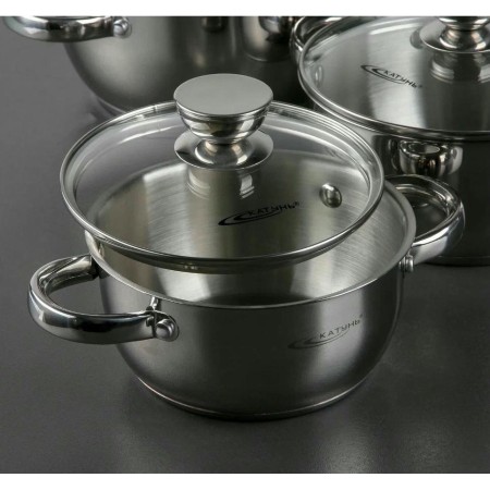 Набор кастрюль Антея 1,5л+2л+3л КТ05-А