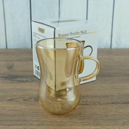 Армуд Double Wall 150мл медовый